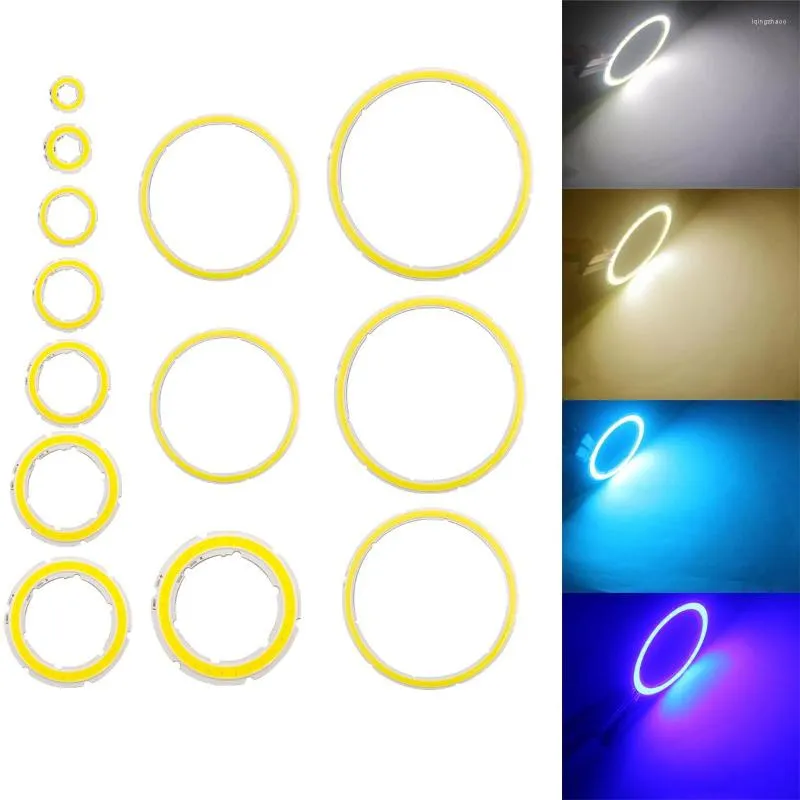 DC12-24V 2.5W-13W Angel Eyes Led Cob Light Source Annual Shape 25mm-120mm Ring Cold Warm White For Diy Bulb