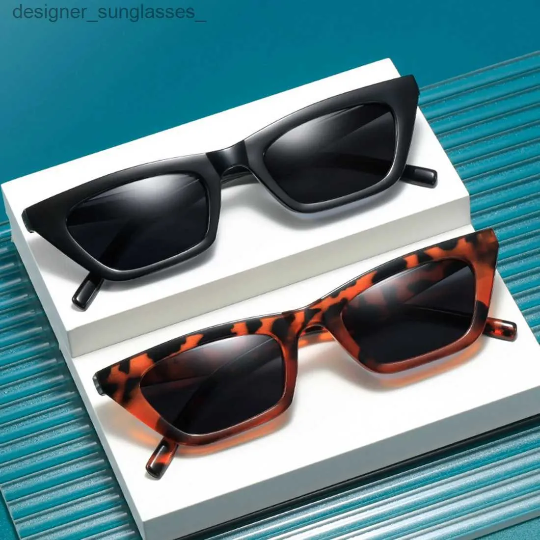 Small Cat Eye Sunglasses UV400 Protection Vintage Chic Retro Shades Vintage Cat Eye Sunglasses - Womens Retro Shades, Small  main image 3