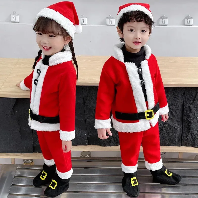 Conjuntos de roupas crianças conjuntos de roupas de natal 2 pçs menino e menina roupas moda inverno conjunto para crianças da criança menina roupas 231113