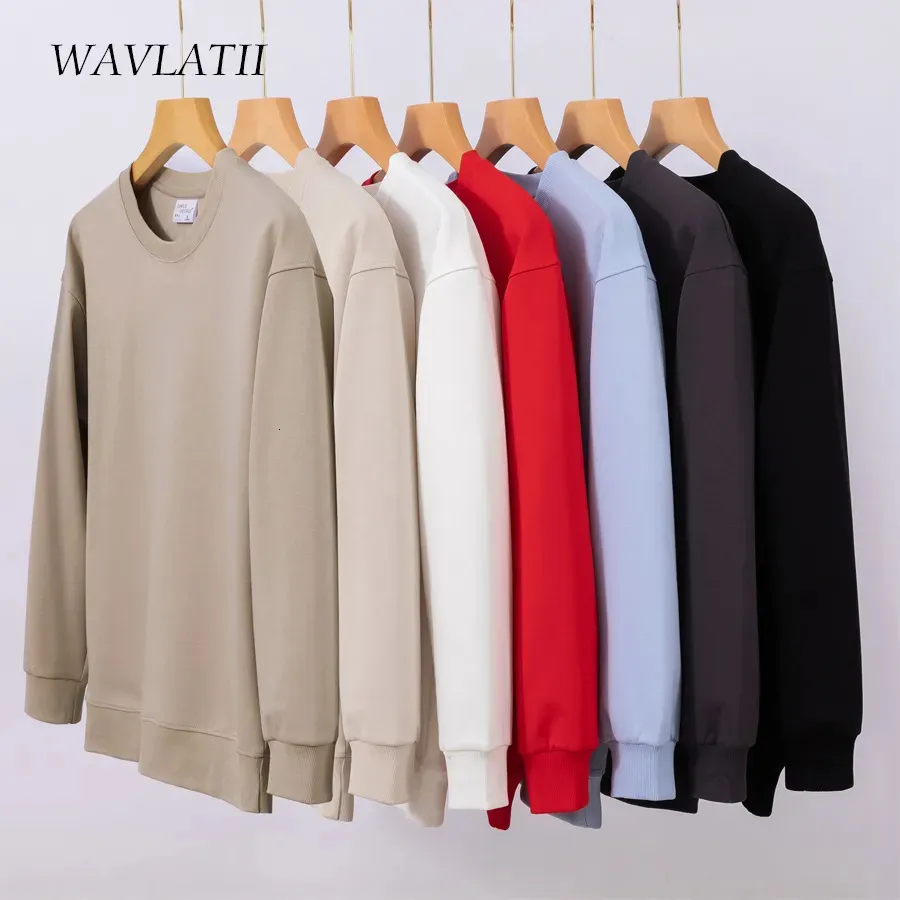 Damen Hoodies Sweatshirts WAVLATII Frauen Einfacher Stil Khaki Sweatshirt Weibliche Mode Streetwear Soild Oneck Hoodie Lässige Weiße Tops für Herbst 231113