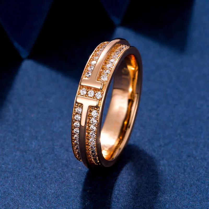 Tiffany & Co. Tiffany T Narrow 18K Rose Gold Diamond Ring EU 52 Tiffany &  Co. | TLC