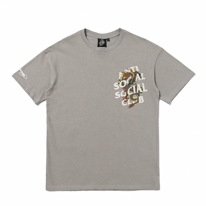 Zomerheren Damesontwerpers T -shirt Fashion tops Man Tees Casual Chest Letter Gragon Grafic Print Shirt Street Korte Mouw Mens Clothing P3WR#