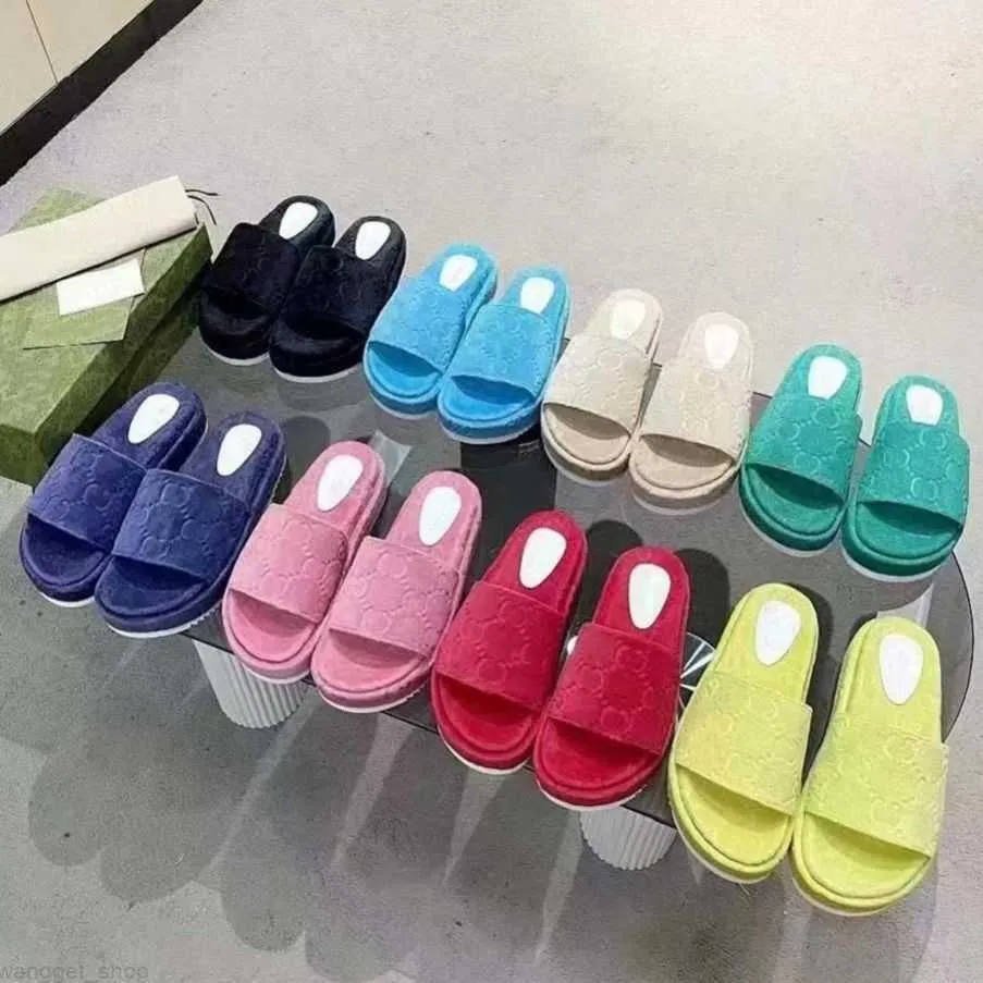 Designer Slides Man Slippers Luxury Sandals Brand Flip Flop Flats Slide Real Leather Women Binibini platform Sandal good