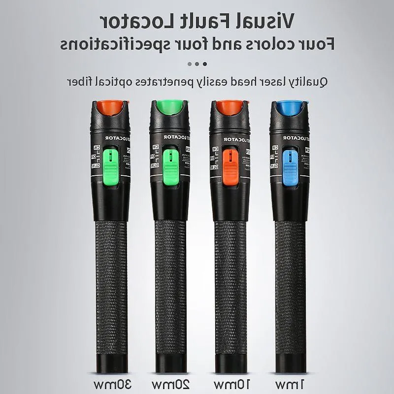 Freeshipping Laser 30MW/20MW/10MW/5KM Visual Fault Locator Fiber Optic Cable Tester 10-30Km Range VFL AUA-30 Tqqte