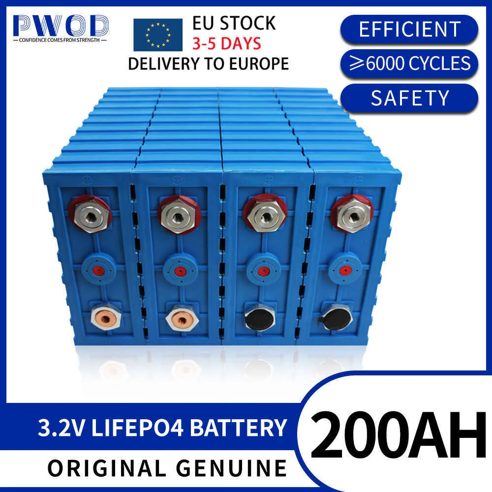 3.2 V 200AH LifePo4 Bateria 12v Akumulator 6000 Cykli Fosforan Litowo-Elazowy Baterie Do Wzki Golfowe Odzie Ev RV Vans Camper