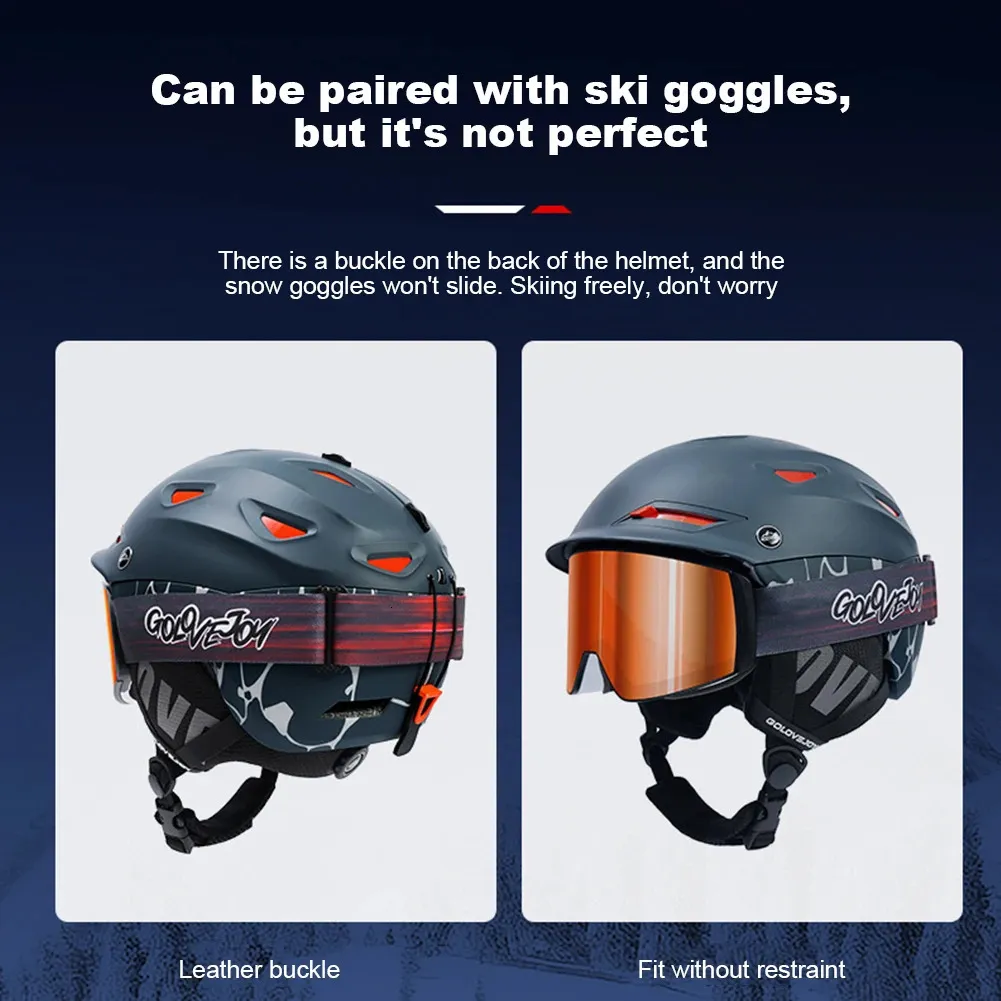 Ski Helmets Helmet Anti Impact EPS Mountain Bike Lightweight Women Men Snowboard With Durable ABS Shell Snow Sports 231114 From 32 36 DHgate