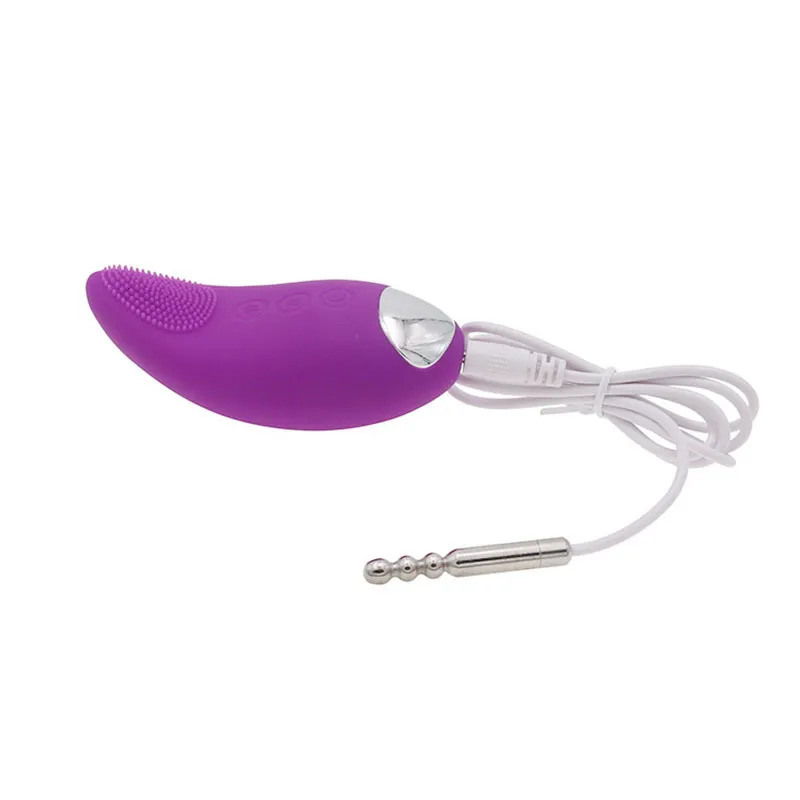 Vibrateur Urétral En Acier Inoxydable Avec 10 Modes De Vibration_voghion.com