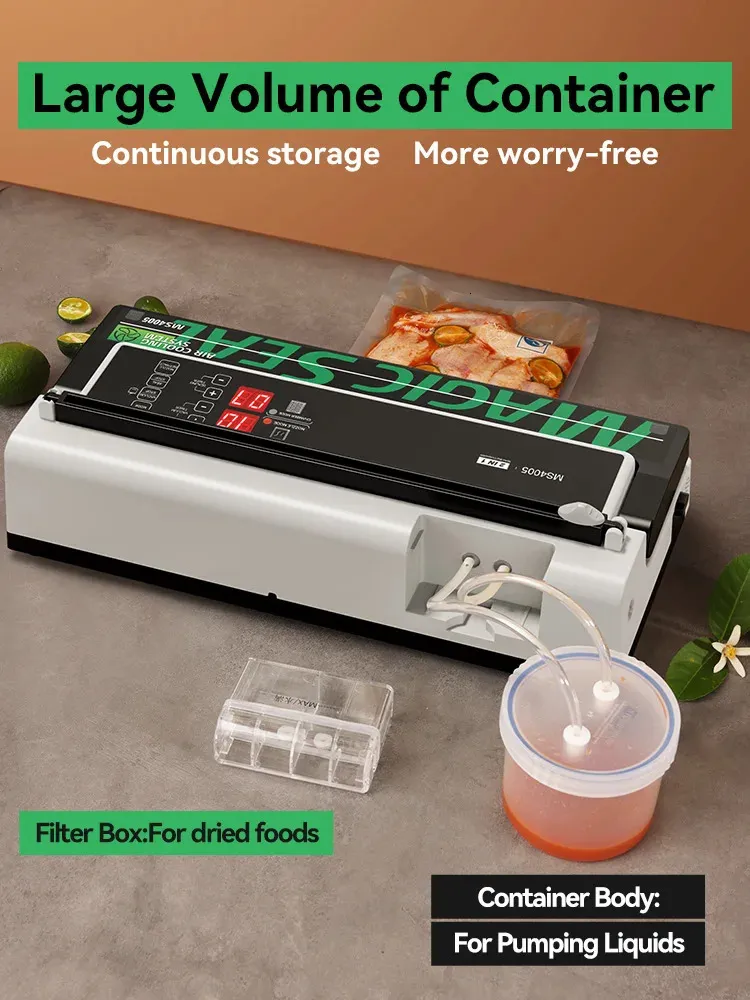 MAGIC SEAL MS4005: Automatic And Manual Dual Control Food Vacuum Sealer For  Household Kitchen Measuring Scale From Xuan10, $244.14