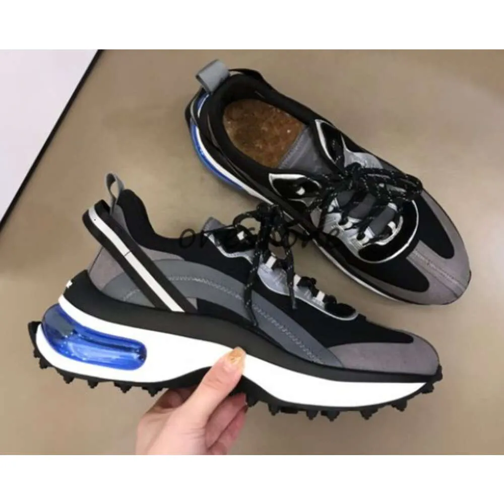 scarpe casual di alta qualit sneaker da bolla uomini che gestiscono lettere designer sport dsq piattaforma quadrate piattaforma per esterni