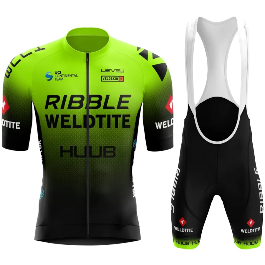 Tenue De Cyclisme Homme : Maillot Manches Courtes Et Cuissard à Bretelles Rembourré - Lot De 2 Pièces S-5XL