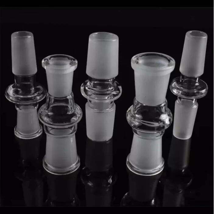 ACOOK PIPES Adapter Fit HOOKAHS Oil Rigs Glass SMOKING 14mm Male to 19mm Female Bong Adapters Glass RIG DAB