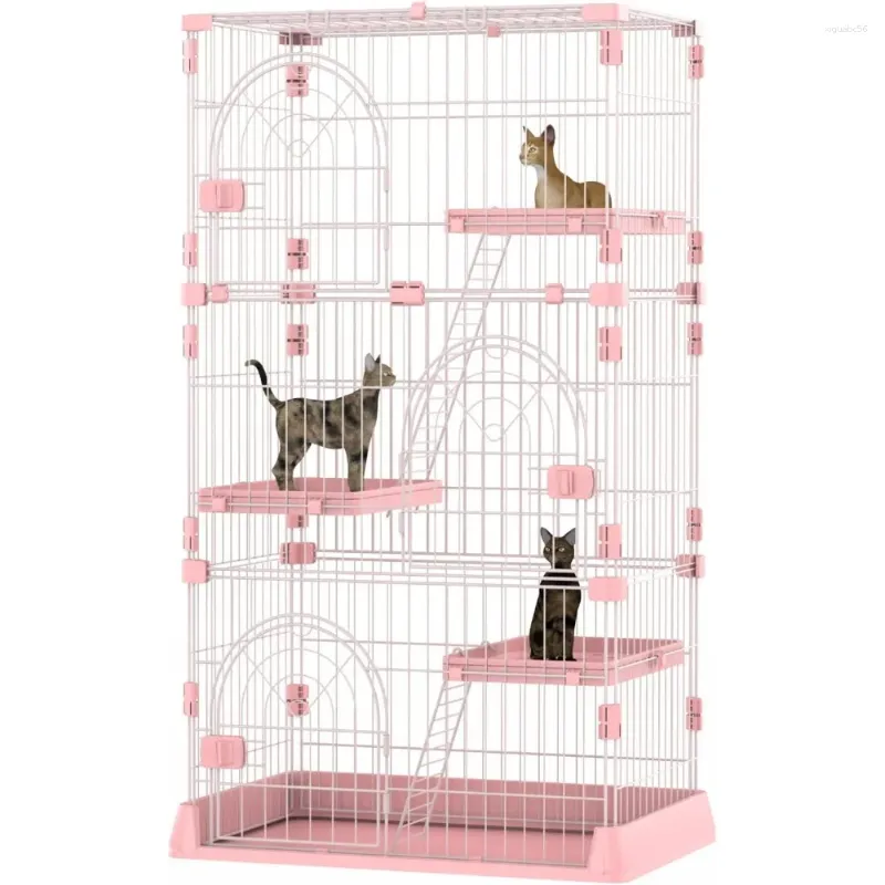 Pink cat clearance cage