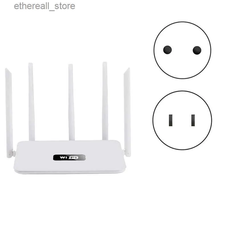 Yönlendiriciler WiFi Yönlendirici 5 Antenler Kablosuz Yönlendirici 2.4G 300Mbps AP/Dial Mode WiFi Tekrarlayıcı 5 Yüksek Kazanç Antenleri Q231114