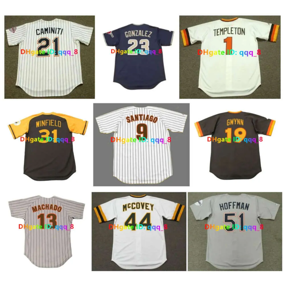Classic Throwback Padres Baseball Jerseys Santiago, Gwynn, Winfield  More! Vintage Style, High Quality Stitching Shop Now!