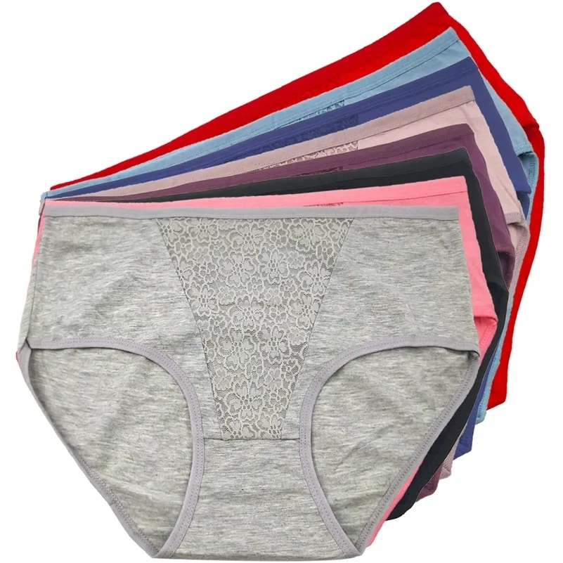 Bragas De Mujer 5 Piezas De Gran Altura Calzoncillos De Algod n De