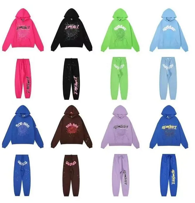 spider hoodie pink spider hoodie Young Thug  hoodie tracksuit 555555 men women hoodie web jacket Sweatshirt Spider 555 spider hoodiessd