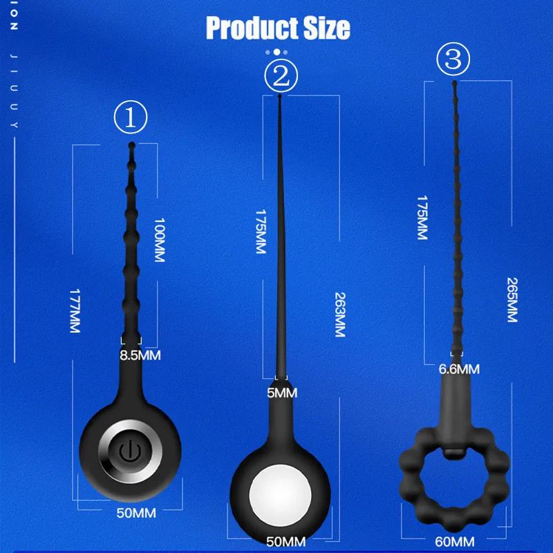 Vibrateur uréthral avec 10 vitesses pour stimulation intime_voghion.com