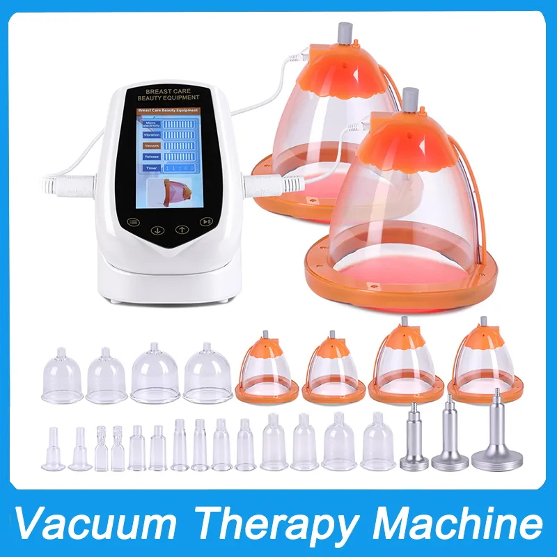 Latest Upgraded Vacuum Suction Cups Treatment Vacuum Butt Enlargement Machine Butt Lift Breast Enhancement Buttocks Enlarging Hip Lifting XXL 27 Cupping Therapy