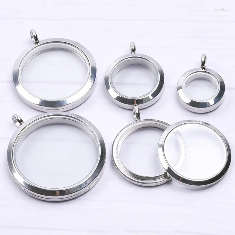 Pendant Necklaces Round Locket For Women Men Accessories Cage Floating Necklace Fashion Jewelry Anniversary