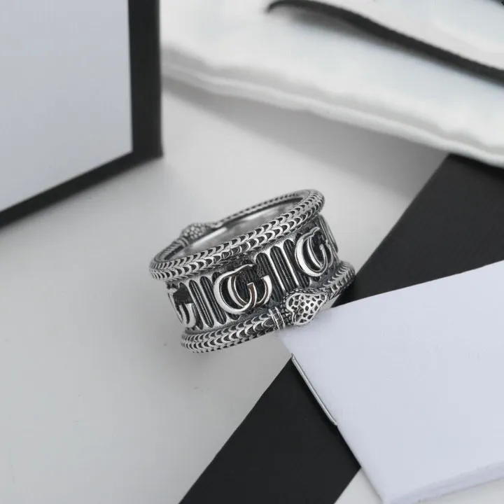 Designer ring luxe ringen voor vrouwen klassieke vintage merkring Paar monogram ringen mannen en vrouwen bijpassende ringen trendy modeaccessoires vakantiegeschenken