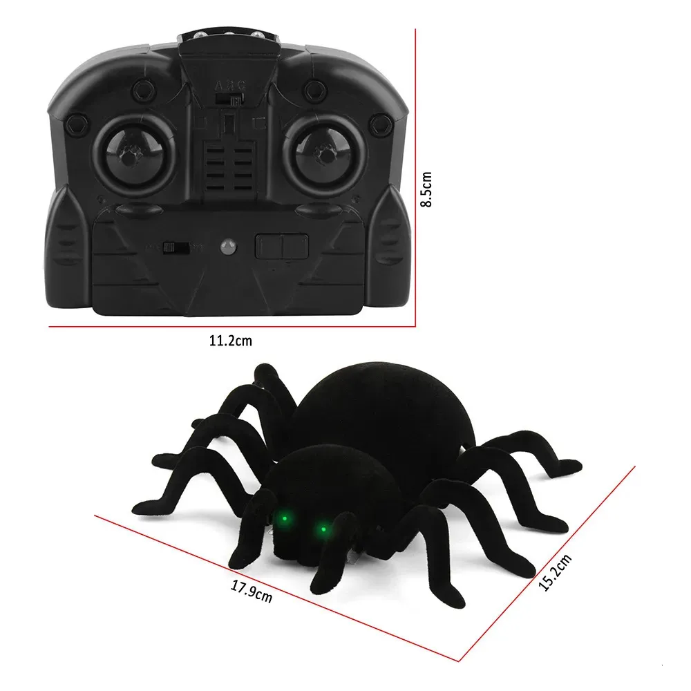 Araignée Télécommandée Escalade Araignée Escalade Murale OBEST - Télécommandée - LED - Pour Halloween/Jouet Enfant Macchina Spiderman