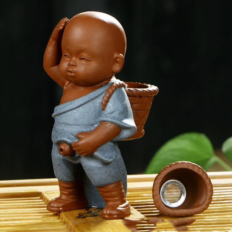 Tea Strainer Gift Set Zisa Strainer Peeing Little Monk Tea Strainer Gift Set Zisa Strainer Peeing Little Monk