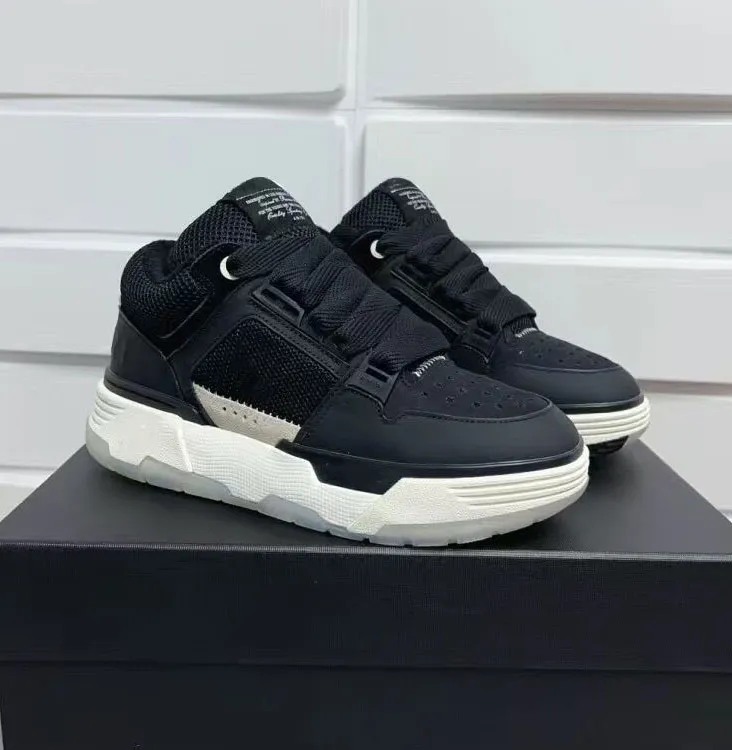 Designer MA-1 Freizeitschuhe Modeplattform Paar B22 Brotschuhe MA-1-Sneaker zum Schnüren aus Leder für Herren und Damen mit dicker Sohle