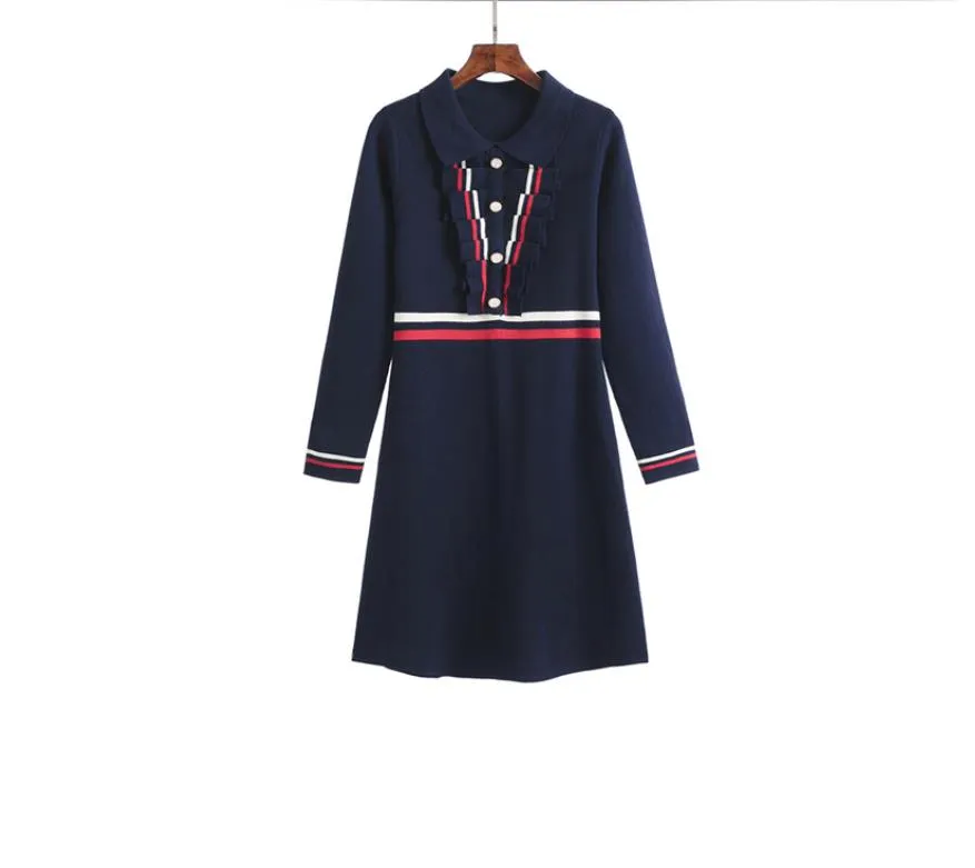 120 2023 Runway Dress Spring Summer Dress Brand Same Style Empire Long Sleeve Kint Flora Print Fashion High Quality mihongi