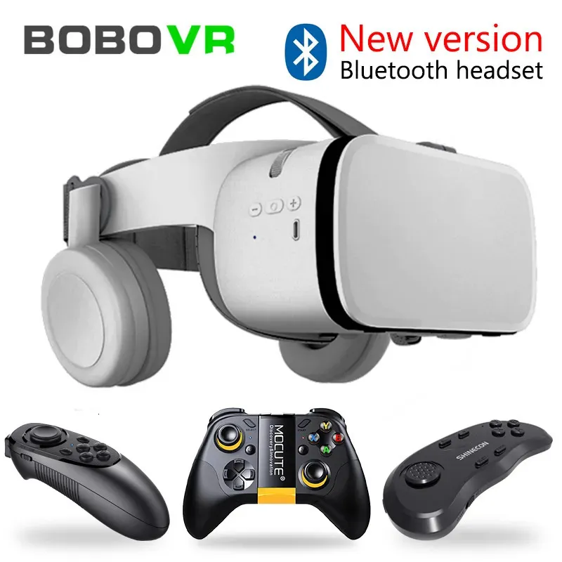 Szklanki VR EST BOBOVR Z6 VR GLASSE BEZPIECZNY ZESPOŁA SÓD BLUETOOTH GOGLES Smartfon Zdalny wirtualna rzeczywistość 3D Box 4D 4,7- 6,2 cala 231114