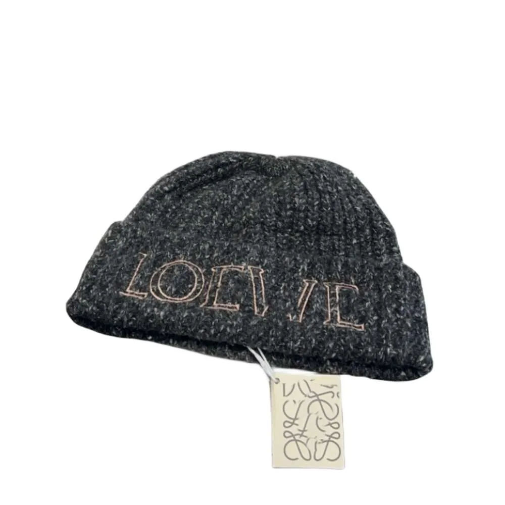 Lowees Wol Mode Gebreide Hoeden Voor Dames Designer Beanie Cap Winter Kasjmier Geweven Warme Muts Trend Casual Trui Hoed