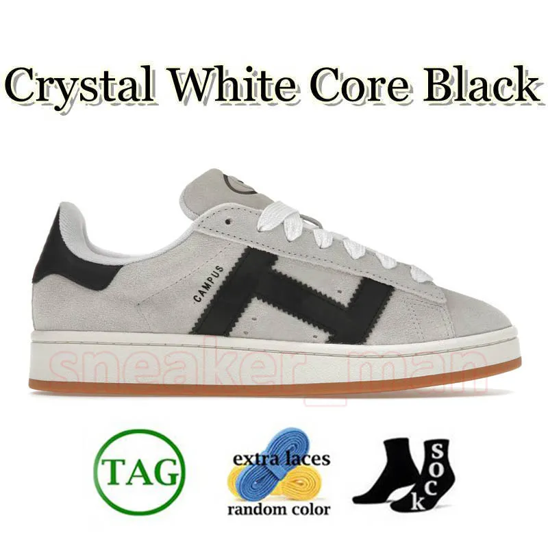 2024 Campus 00s Designer Flat Casual Shoes Core Black Grey White
