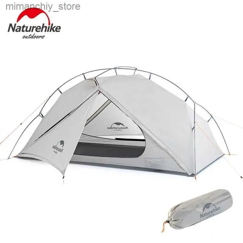 Tents and Shelters Naturehike VIK Outdoor Camping 1P/2P Ultralight Tent Portab Traveling Hiking 15D Nylon Waterproof Tent Q231117