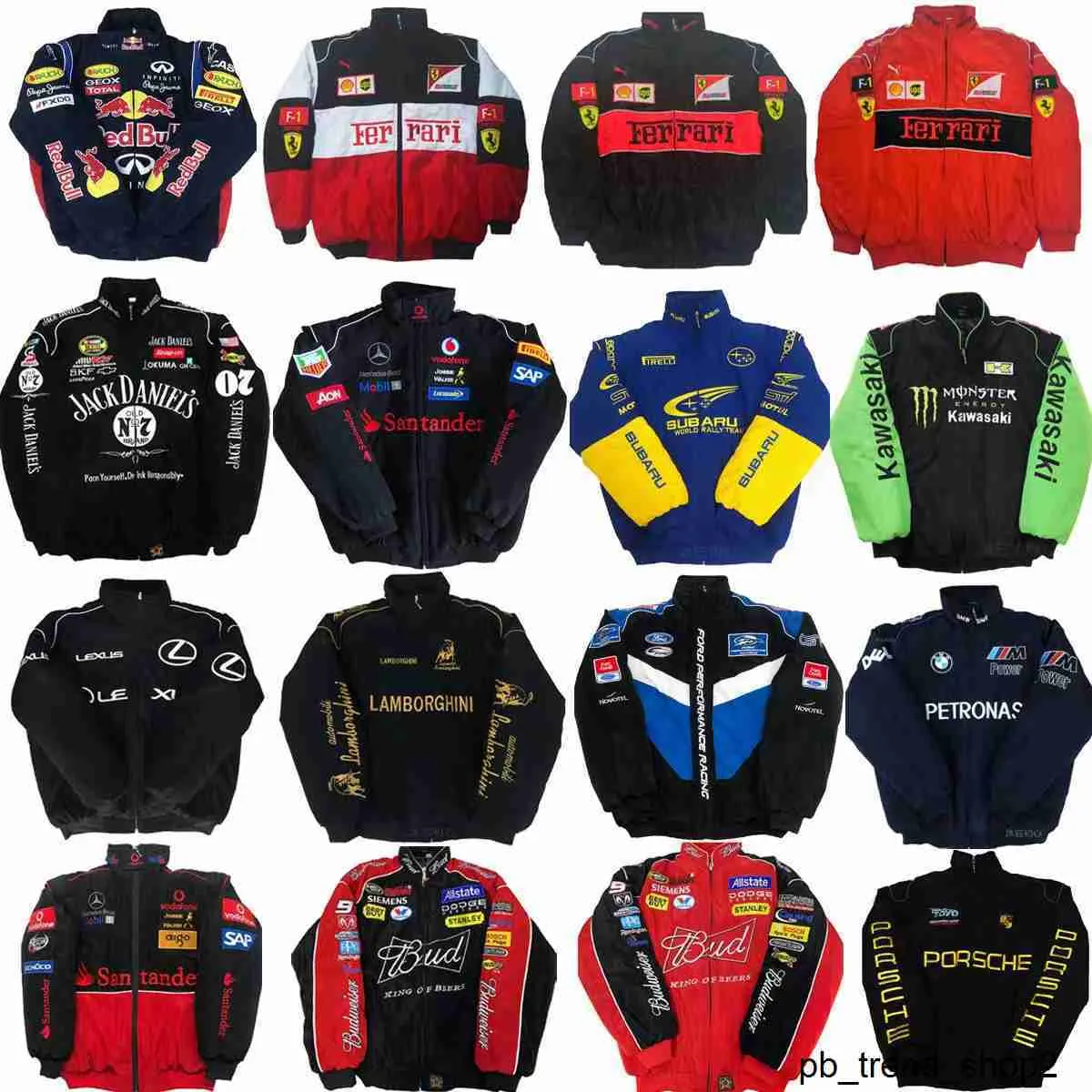 Mensjackor Mensjackan Racing Suit F1 Retro American Jacket Motorcykelcykeldräkt Motorcykeldräkt Baseballdräkt Utomhus Bomull Autumn och Winter Windproect 2icy