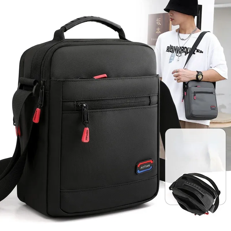 Outdoor-Taschen Stil Umhängetasche Einfache Freizeit Mode Eine Messenger Handtasche Koreanischer Trend Herren Umhängetasche 231114