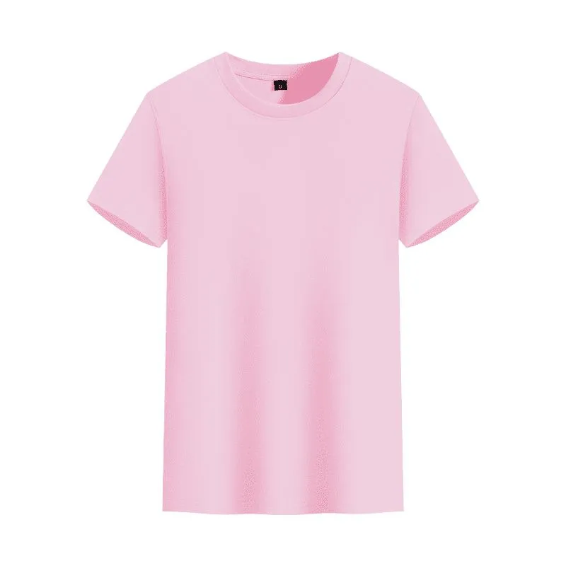 New Sports Outdoor Clothing Fan Top Summer Round Neck Men Pink T-shirt