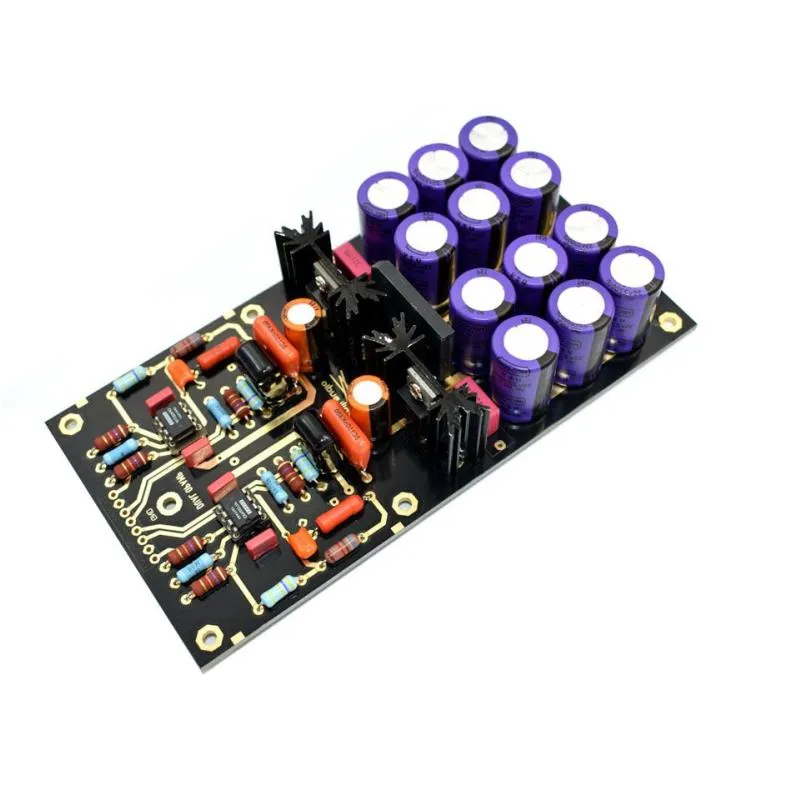 Freeshipping MM Amplificateur Board PCBA OPA2111KP Platine HiFi Phono Préamplificateur Préamplificateur Assemblé Conseil C2-003 Nhabg