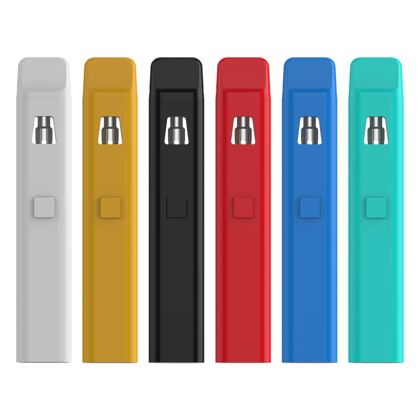 OEM Cerâmica Bobina Vape Caneta Descartável E Cigarros Vaporizador Canetas 350mAh Bateria Vazia 2ml Carrinhos POD para Função de Pré-aquecimento de Óleo Grosso