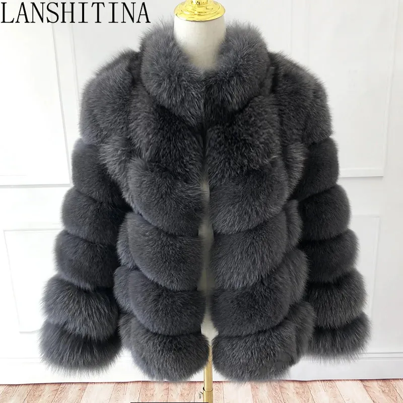Pelliccia da donna finta 2023 stile vero cappotto da donna autunno e inverno giacca naturale gilet colletto alla coreana maniche staccabili 231114