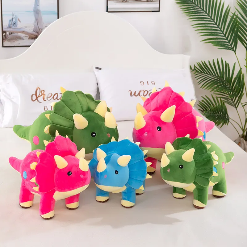 Triangle Dragon Dinosaur Doll Creative Dinosaur Plush Toy Tyrannosaurus Rex Doll Doll Birthday Gift Lalk