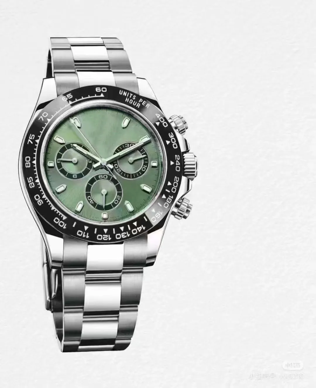IPK Luxury Watch 60th Anniversary Limited Edition 40mm vervanging 4130 Mechanische beweging Keramische ring 904L Steel