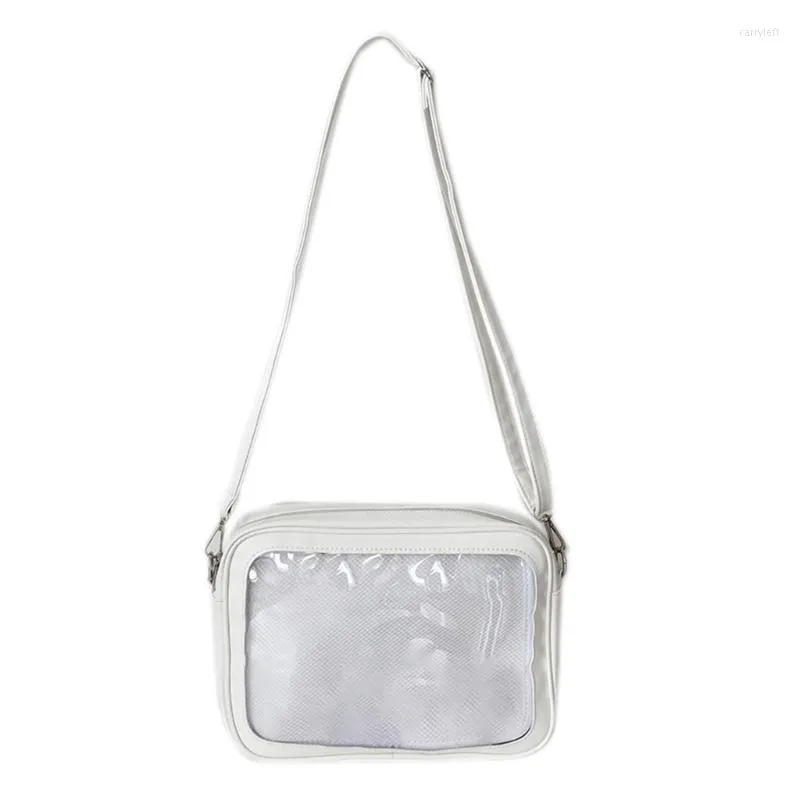 Avondtassen ita tas schouder dames pu harajuku Japanse transparant jk grote capaciteit meisjes tote crossbody clear itabag