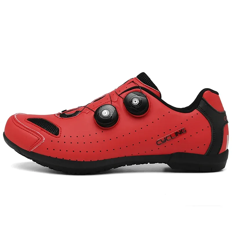 Womens red hotsell cycling shoes