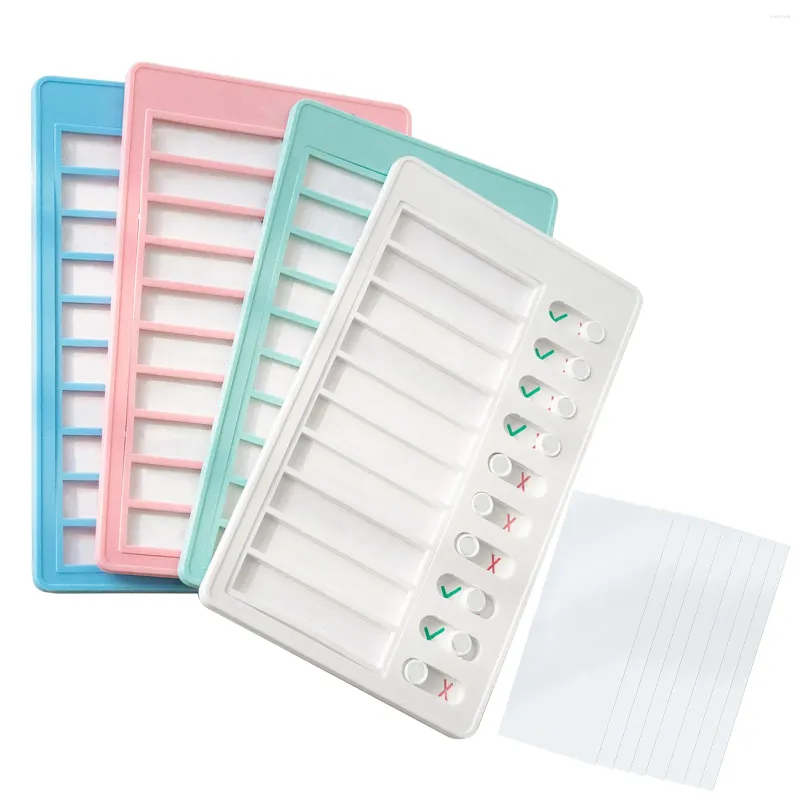 DHgate.com:4pcs Plastic Reusable Daily Schedule Chore Chart for Kids ...