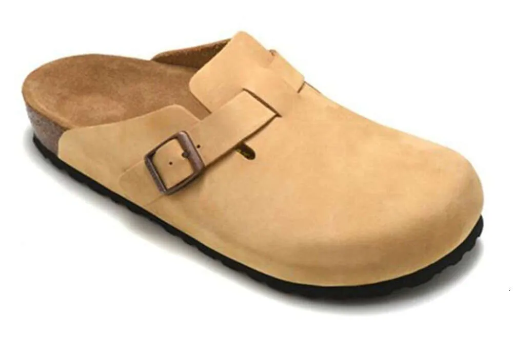 Designer Sandals birks boston clog arizona gizeh men women summer autumn winter slippers soft Leather felt Sliders Outdoor Indoor Buckle Strap3 waterproof