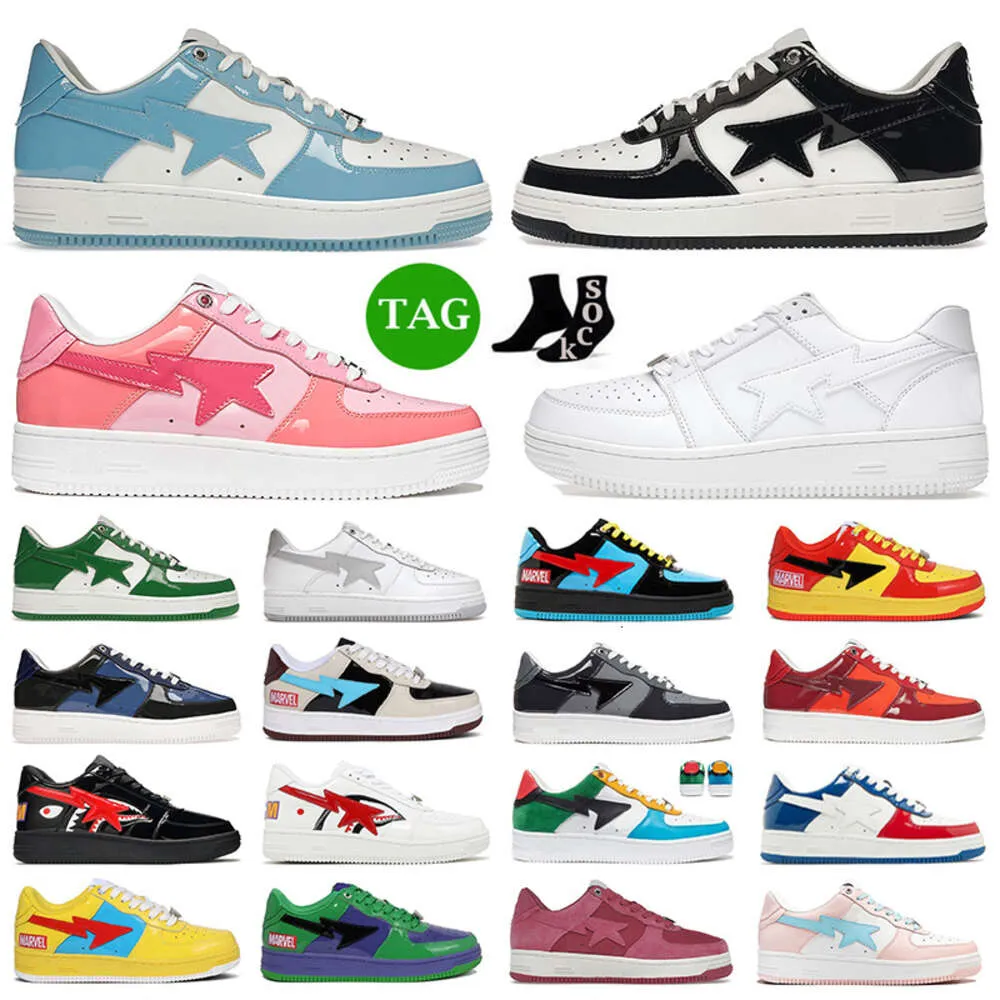 Shoes 2023 casual Men Women Platform designer shoes Black Patent Blue Green Triple White Camo Combo Pink Red Pastel Pink Mens Trainers Sport Scarpes