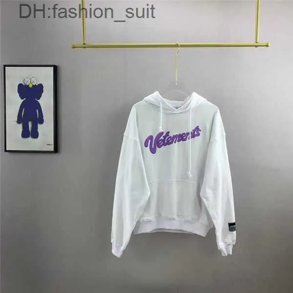 Vetements Hoodie Men's Hoodies Sweatshirts Heavy Fabric Foam Printing Men Women 1 High Quality Oversize Hooded Vet Pullover cp hoodie 2023s 7 1215