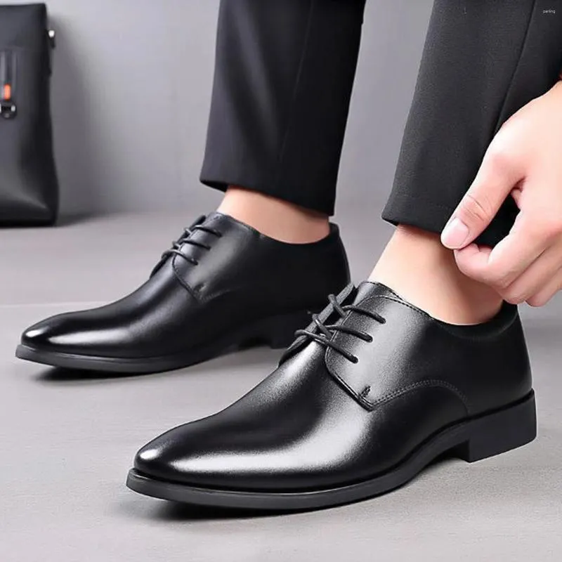 Dress Shoes Men Formal 2023 Autumn Tuxedo Fashion Casual Pu Leather Business Office Wedding