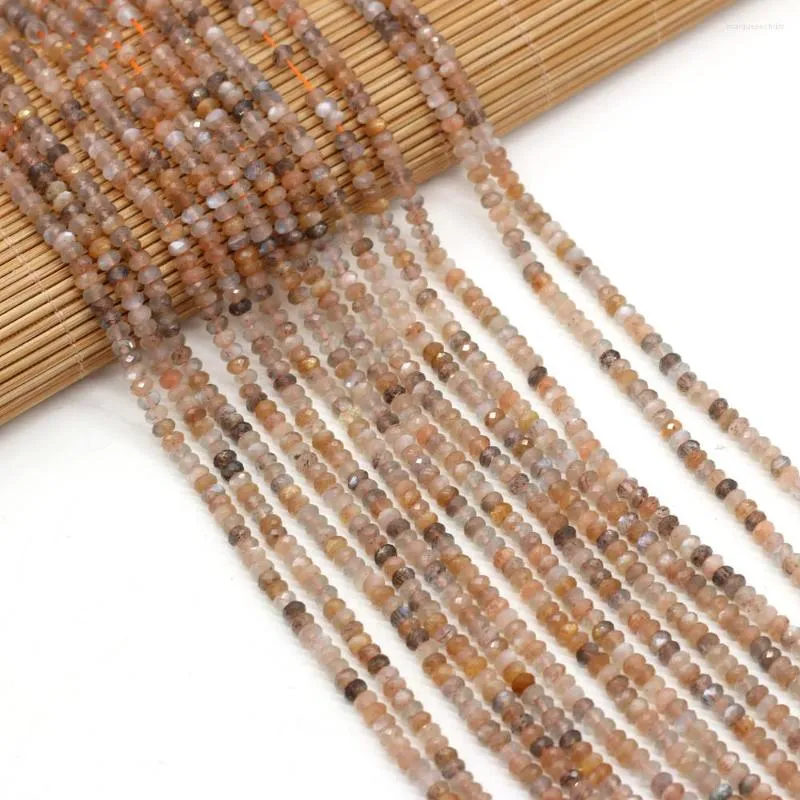 Beads Natural Stone Semi-precious Stones Round Shape Faceted Crystal Beaded For Jewelry Making DIY Bracelet Necklace Accessories