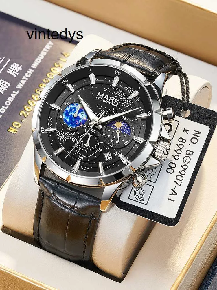 Montre-bracelets Luxury Quartz Watch Mark 2023 New Watch Men's Business Trend Quartz étanche SMKV