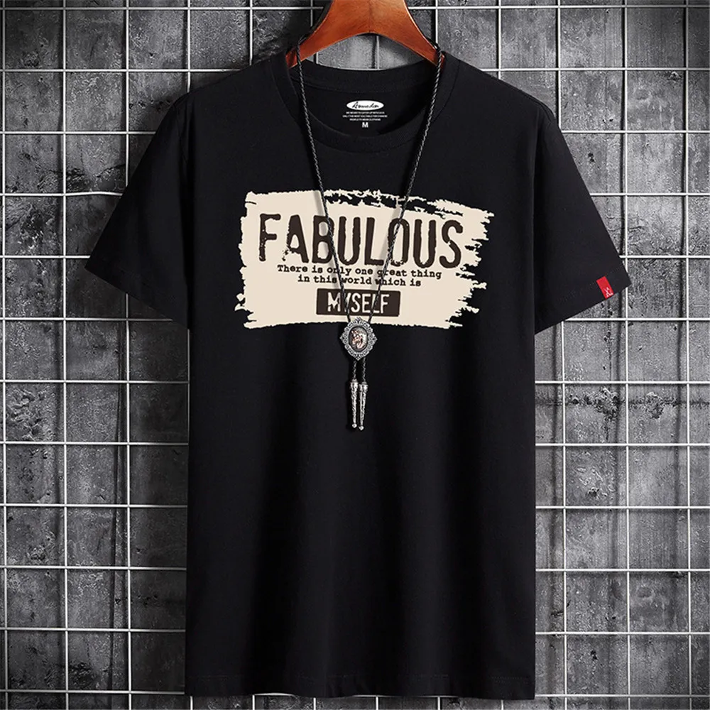 Men's TShirts Fashion Letter Comfortable Daily Graffiti Clothes Male shirt Summer Couples Men Slim Fit Short Sleeve 230414